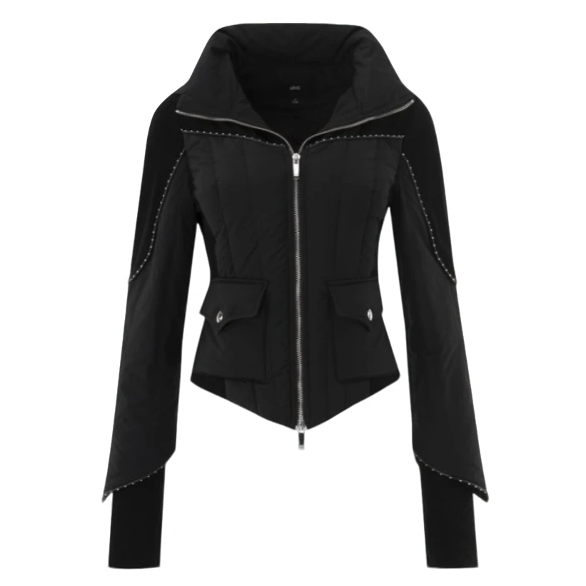 UHOT-25W2秋冬黑色YRF短外套UWWW2W440