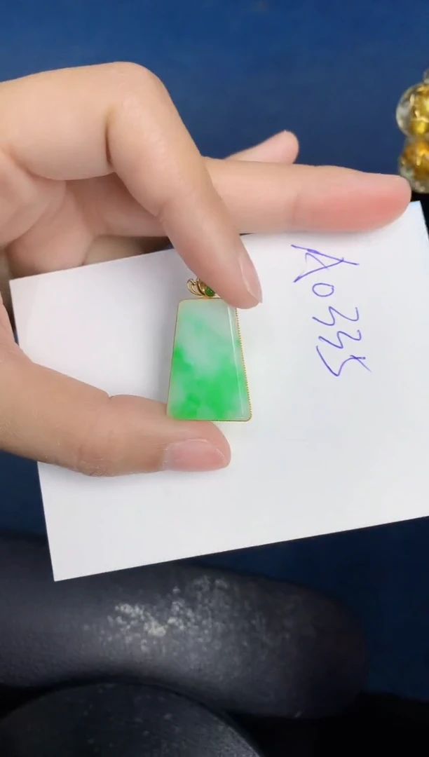 【闪购商品】翡翠颈饰18K金镶嵌000000000