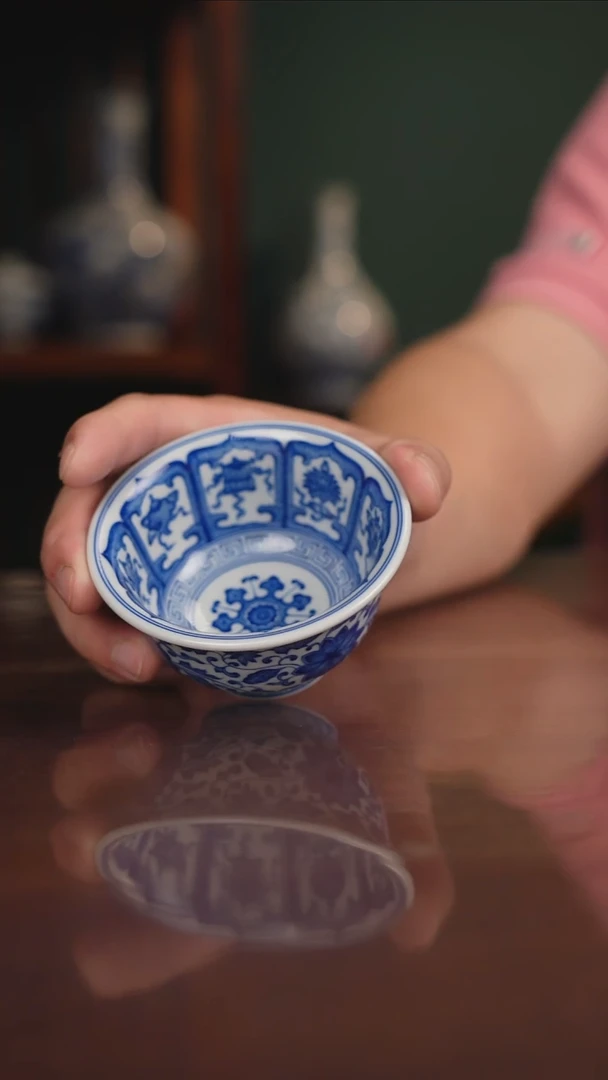 晓月窑青花高端茶具
