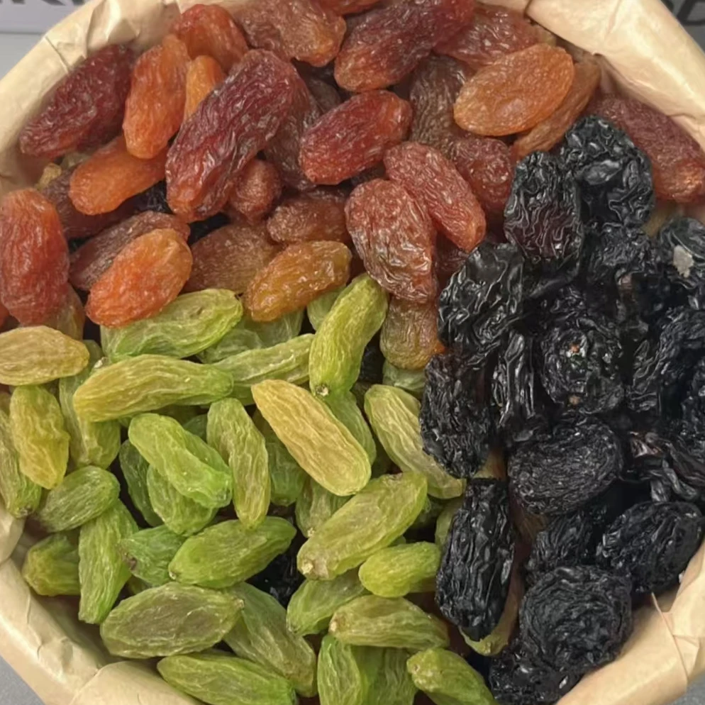 三色葡萄干；拒绝选择困难，一次三个颜色都买了