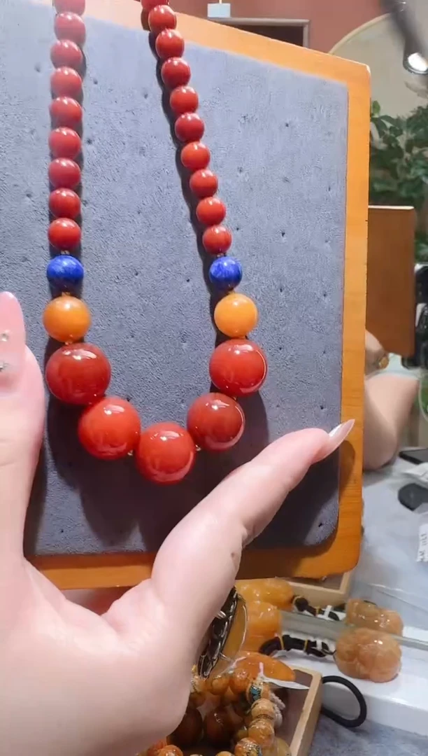 蜜蜡颈饰未镶嵌199天然蜜蜡珠宝奇石全都保真