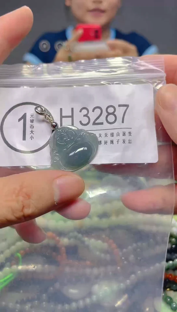 翡翠未镶嵌颈饰/H/翡翠A货,一件也是批发价