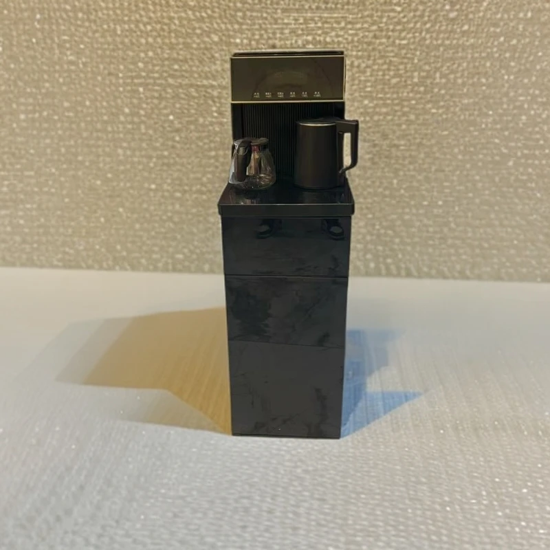 茶吧机家用超大黑色时尚折叠多功能大容量全自动立式智能语音