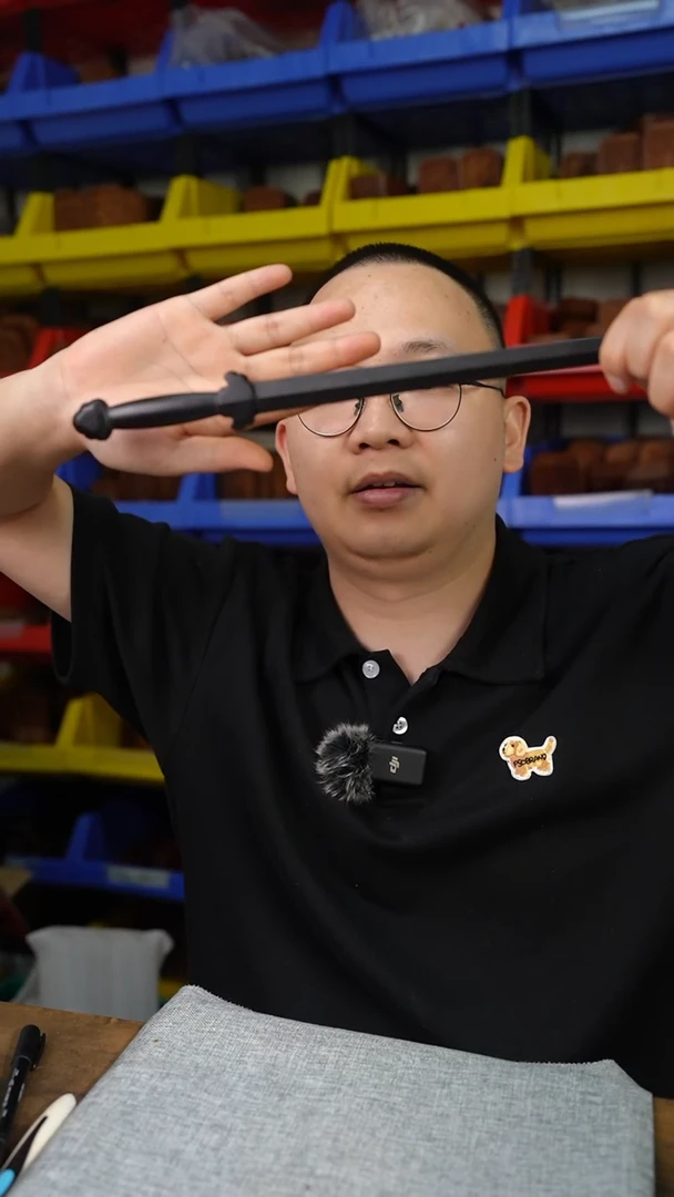 东非黑黄檀（紫光檀）30cm宝剑经签