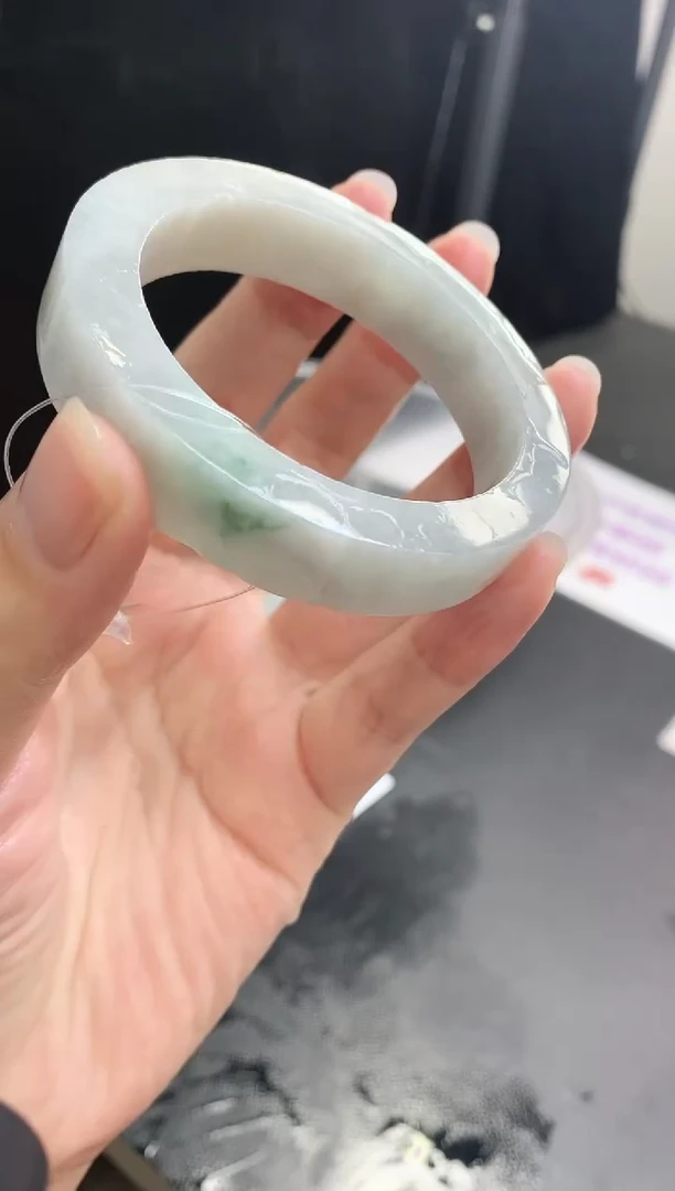 【闪购商品】定制翡翠手镯未镶嵌26 54-55正