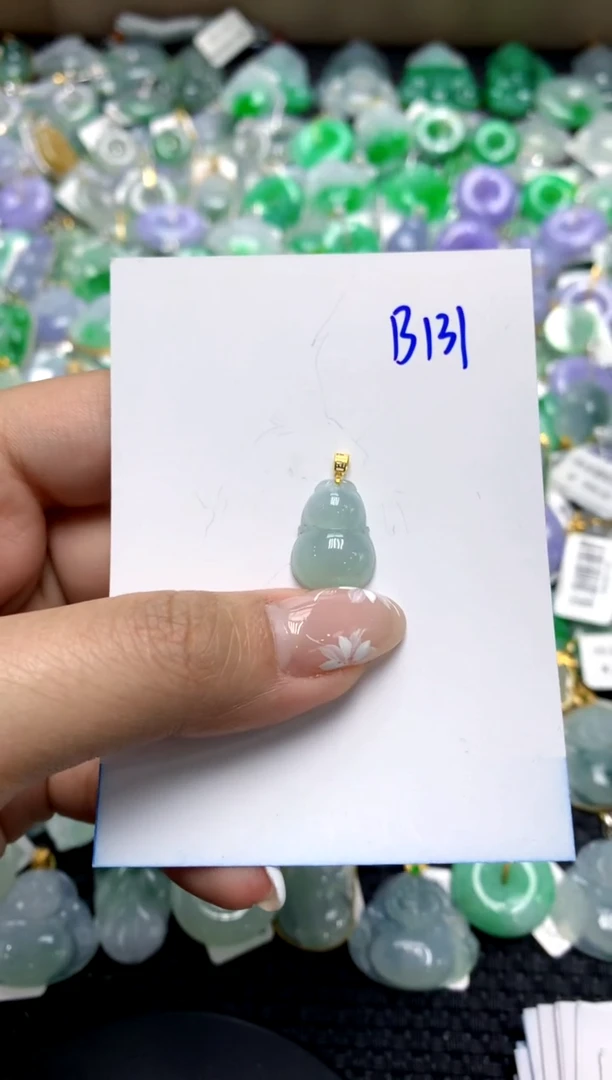 【闪购商品】翡翠颈饰18K金镶嵌1111111111111111