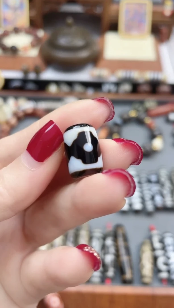 【闪购商品】玛瑙/玉髓珠珠未镶嵌坛城三眼