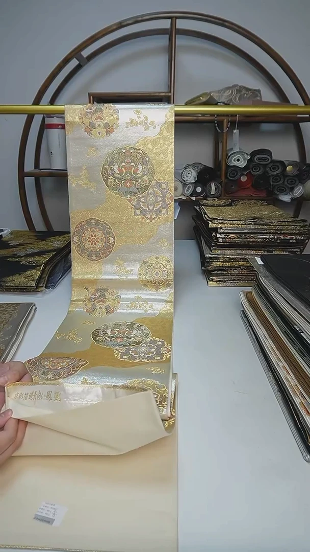 织绣60西阵织六通宝相花