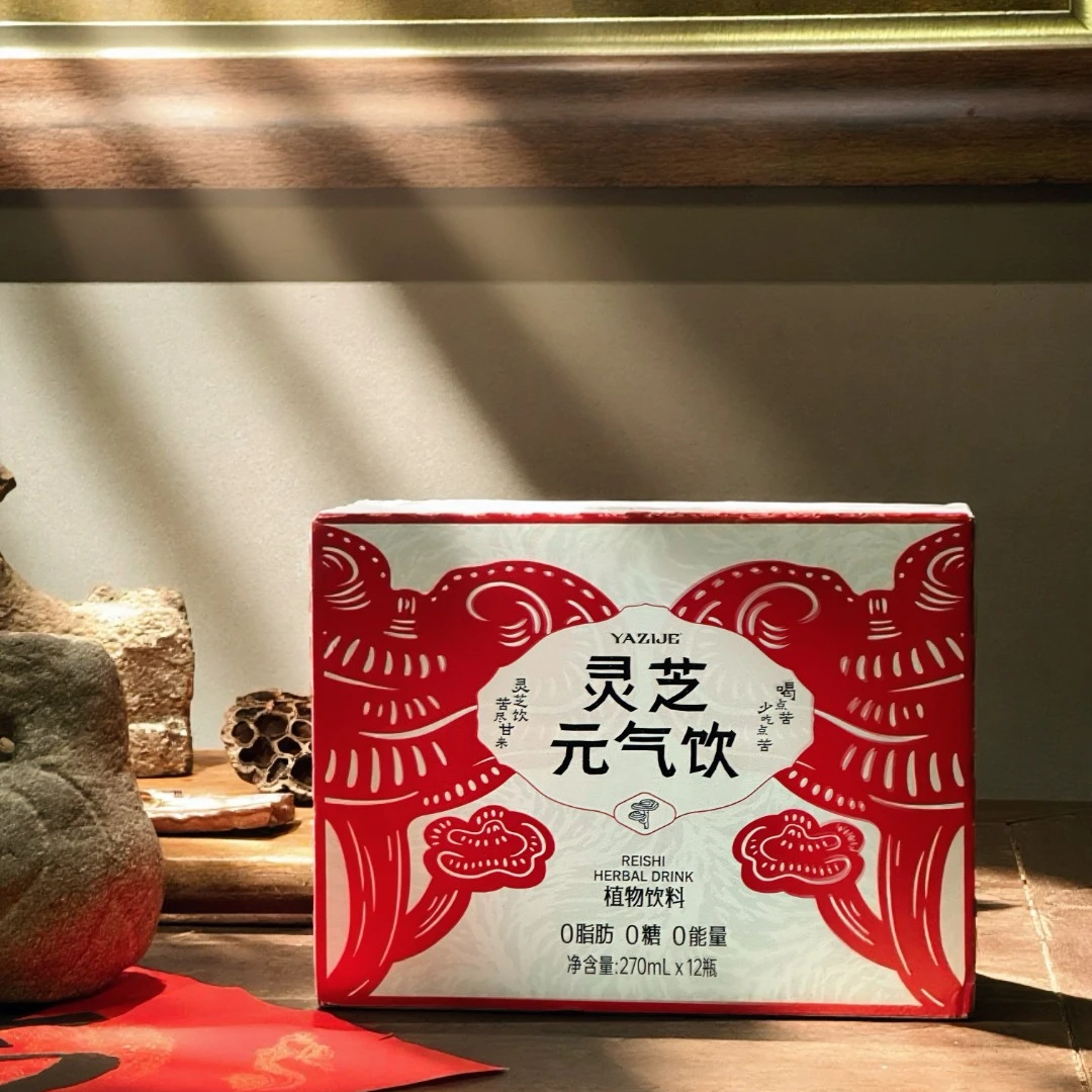 灵芝元气饮好喝植物饮料0脂肪0糖0能量