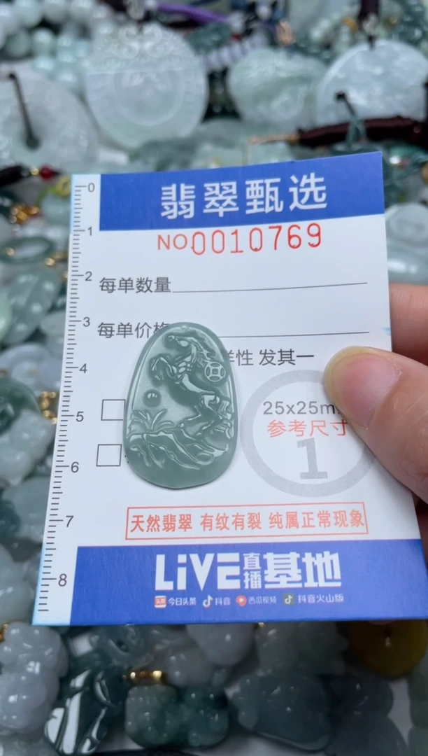 颈饰未镶嵌翡翠10769