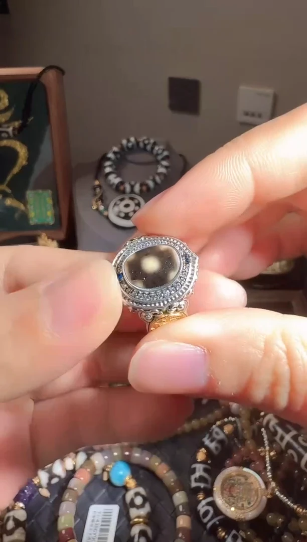 无925银坛城戒指