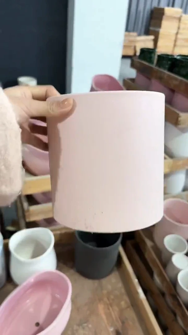 高温陶瓷花盆+E56