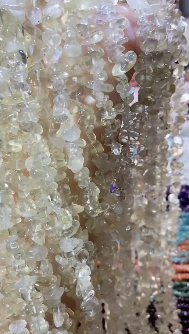 未镶嵌珠宝半成品水晶柠檬晶