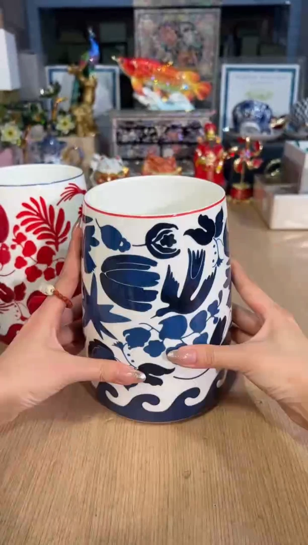 【闪购商品】杯85马蒂斯蓝色花瓶