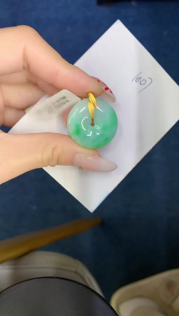 【闪购商品】翡翠颈饰18K金镶嵌0000000000