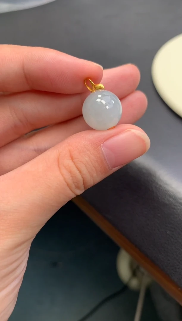 18K金镶嵌摆件翡翠48小时鉴赏期 退货不扣服务费