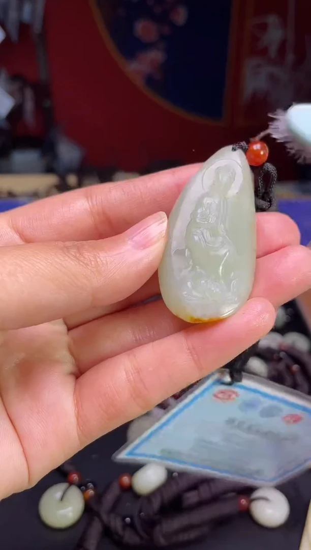 颈饰未镶嵌和田玉123