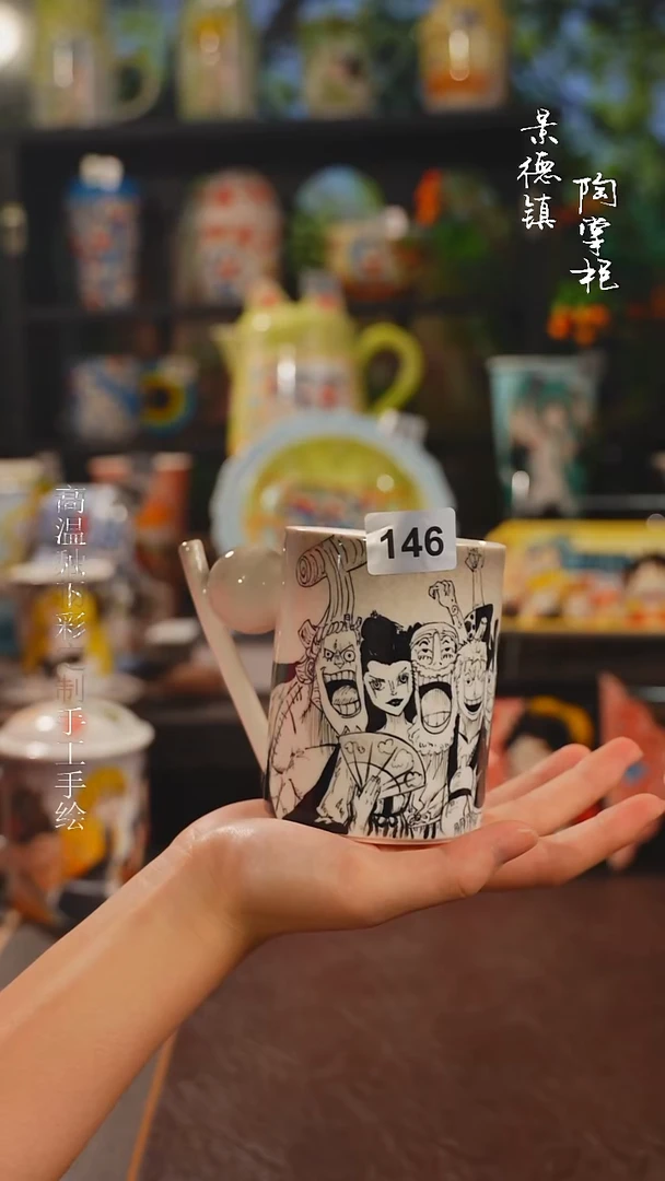 景德镇高温釉下彩纯手工手绘146