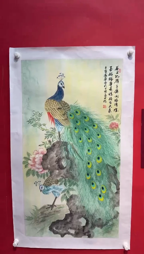 国画画家陆远华纯手绘原作