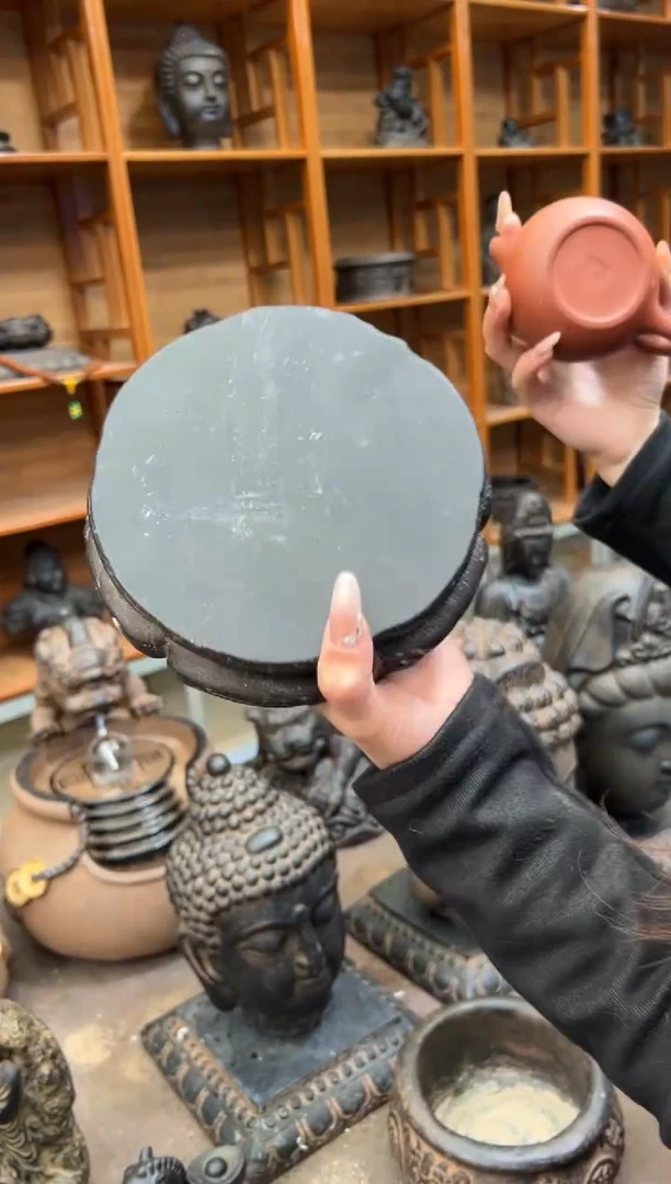 陶土【火山泥】金箍坛底座