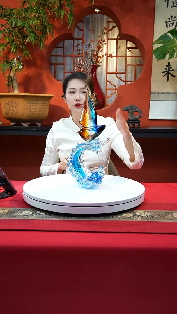 手工艺品琉璃乘风破浪