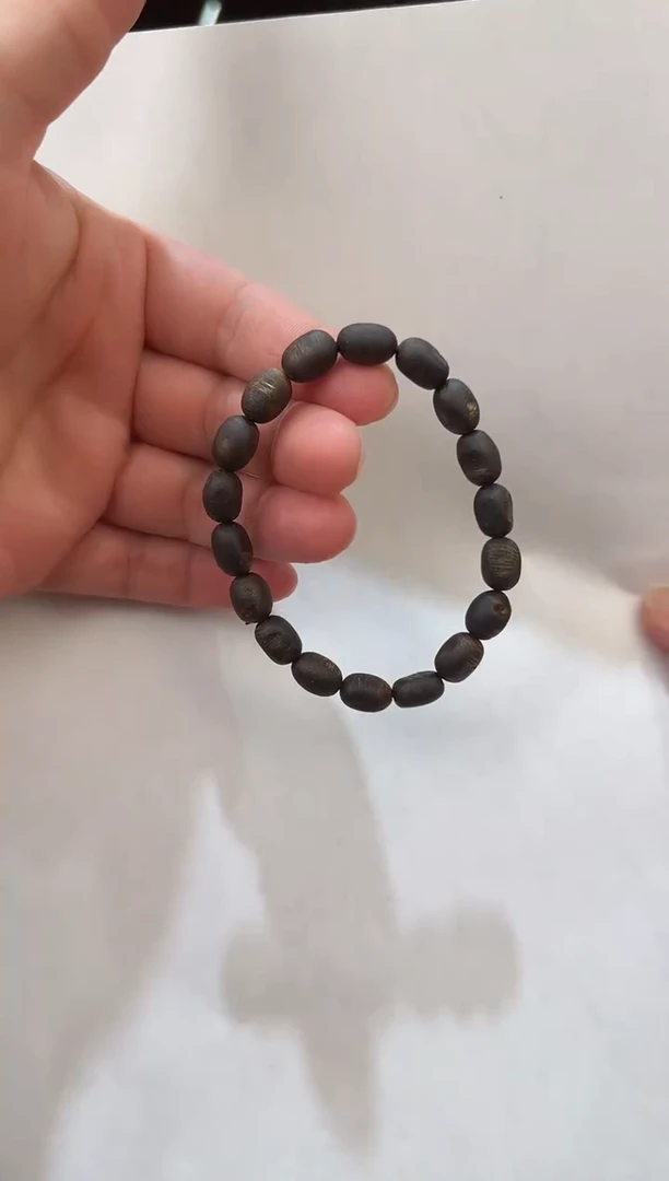 沉香手串奇楠沉水瘤疤单圈手串3