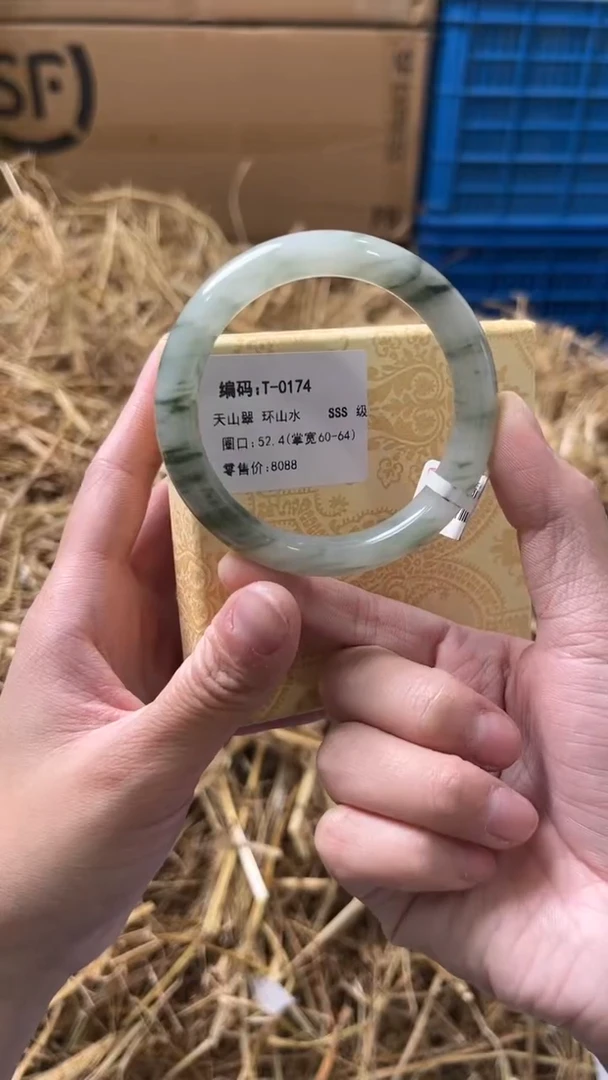 未镶嵌手镯石英质玉T-0174