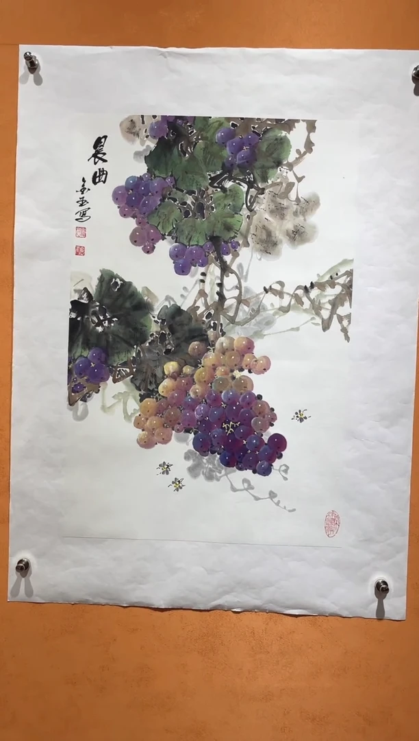 国画刘金玉老师亲笔手绘