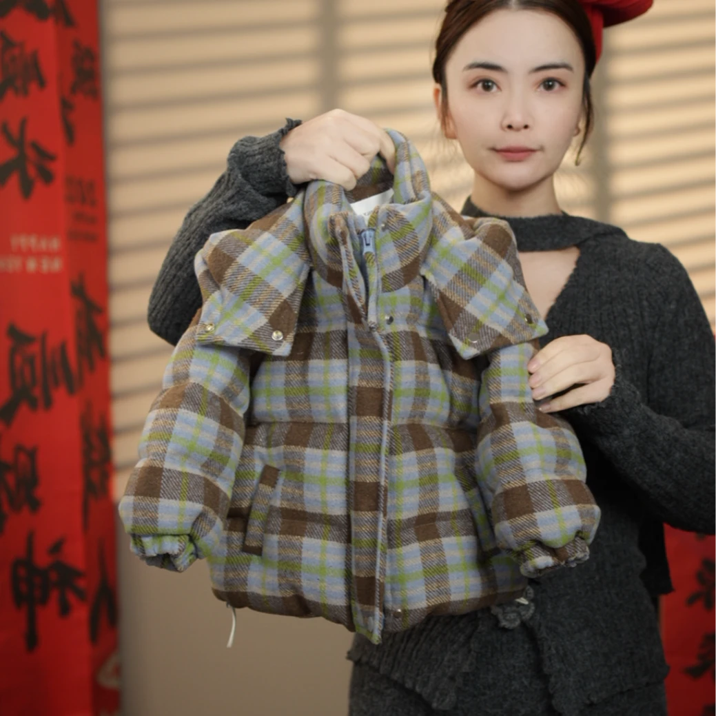 【现货】2024新款加厚时尚百搭外套男女中小童洋气棉服24606