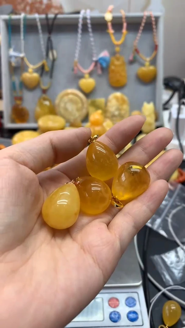 【闪购商品】琥珀珠宝奇石银S925镶嵌684多样性发其一