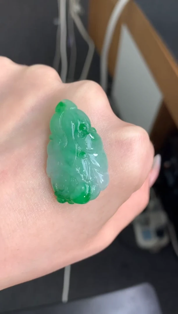 未镶嵌定制翡翠白菜