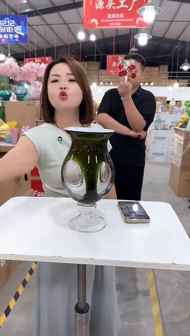 琉璃优选花瓶花器K-早5
