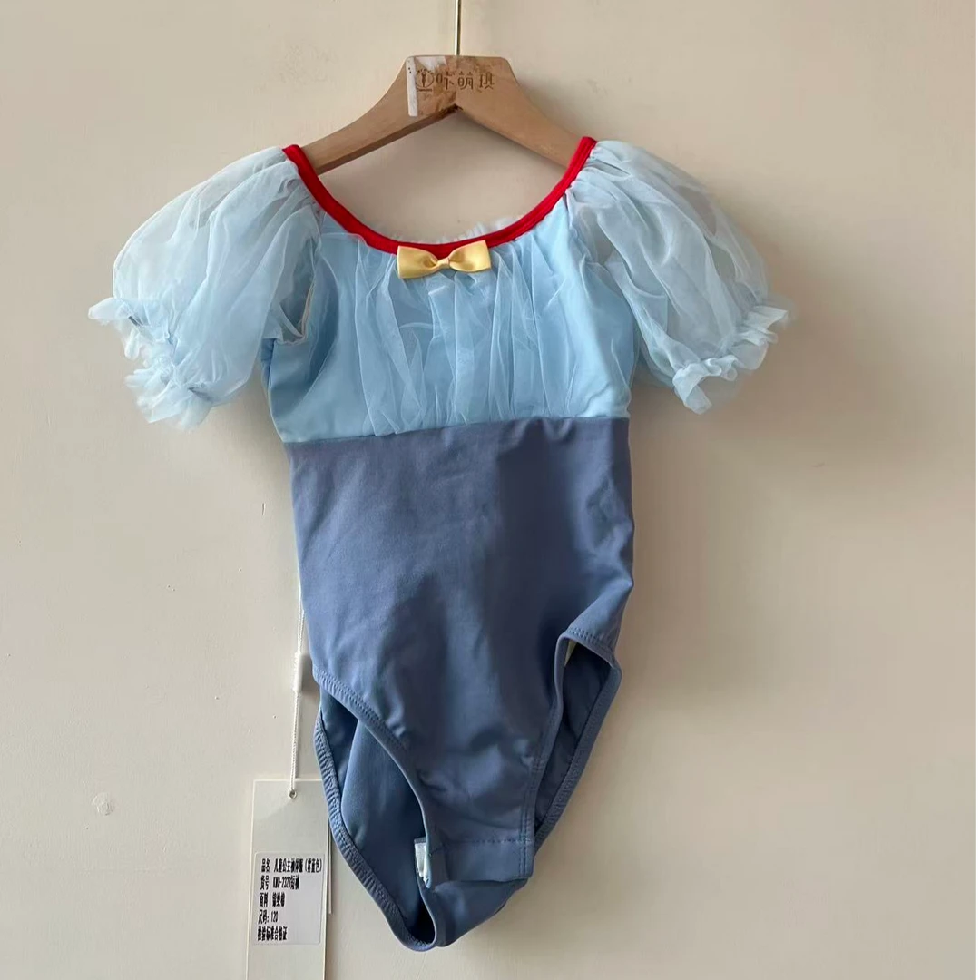 2323儿童演出服舞蹈服白雪公主练功服幼儿长袖中国舞蓬蓬芭蕾舞裙