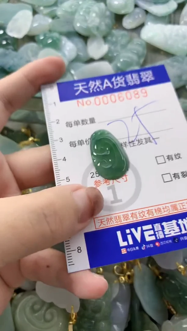 颈饰未镶嵌翡翠天然A货翡翠