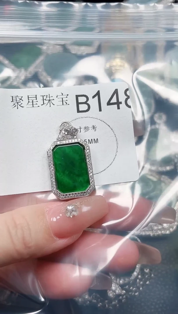 【闪购商品】翡翠颈饰未镶嵌赠皮绳148