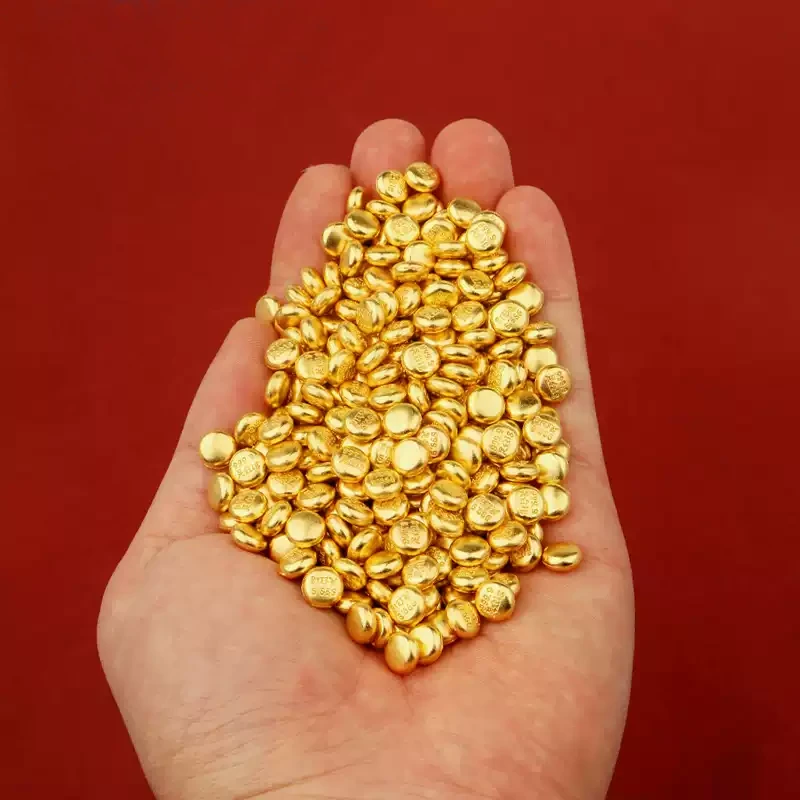 仿真小福豆聚宝盆百福缸压缸中式传统家居摆件