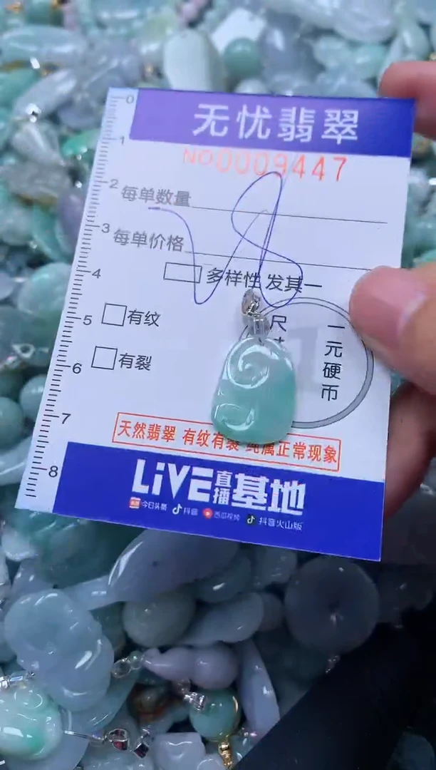 颈饰未镶嵌翡翠9447