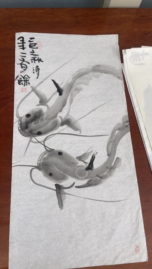 国画国画山水花鸟作品