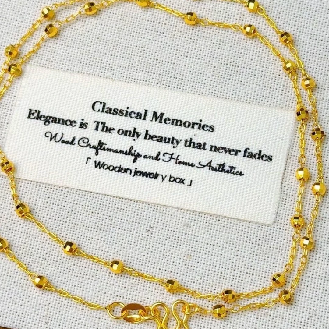 钛钢项链 爆闪气质蹦迪珠珠百搭链