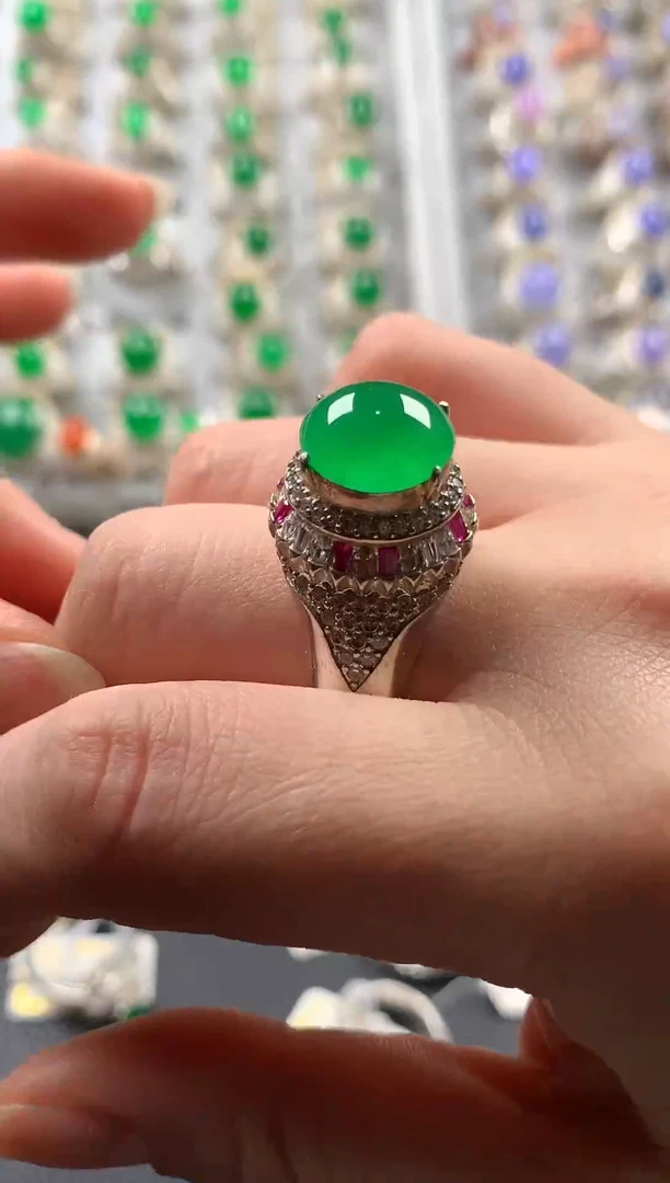 【闪购商品】定制翡翠未镶嵌璟瑶翡翠303