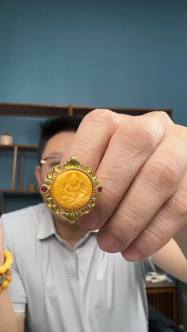 裸石琥珀未镶嵌16（有瑕介意勿拍）