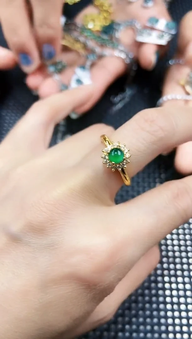 【闪购商品】翡翠戒指未镶嵌111111111