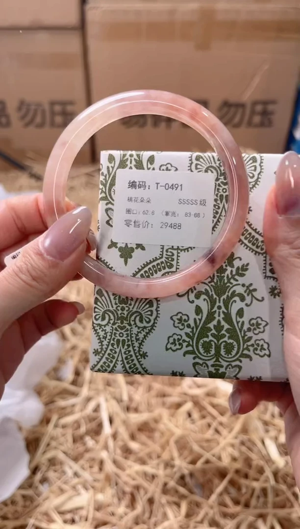 未镶嵌手镯石英质玉T-0491