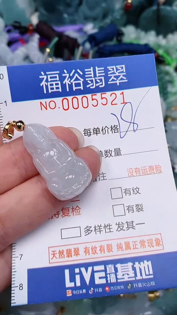 翡翠未镶嵌颈饰...0005521
