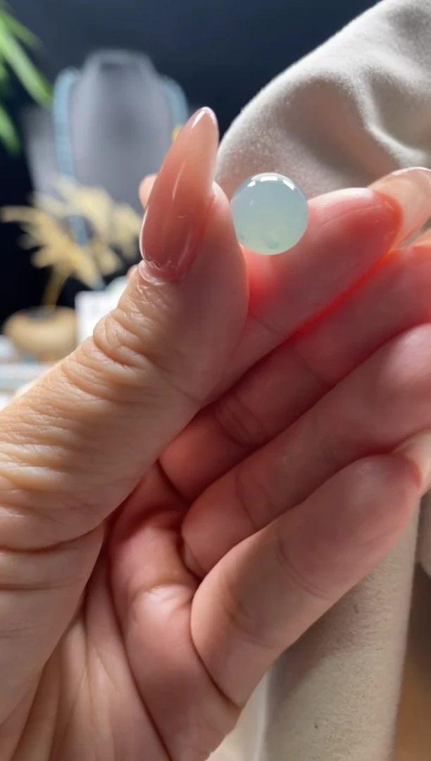 未镶嵌手链翡翠散珠卡10MM圆珠