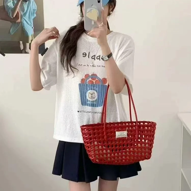 【锦衣服饰】YM 067韩系水果印花短袖T