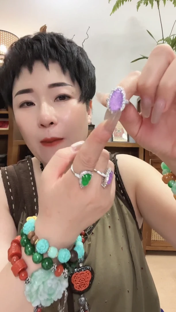 翡翠未镶嵌颈饰244