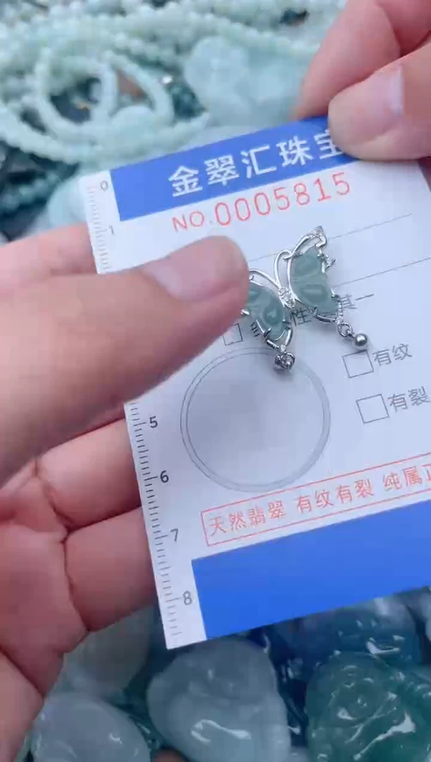 翡翠未镶嵌颈饰5815