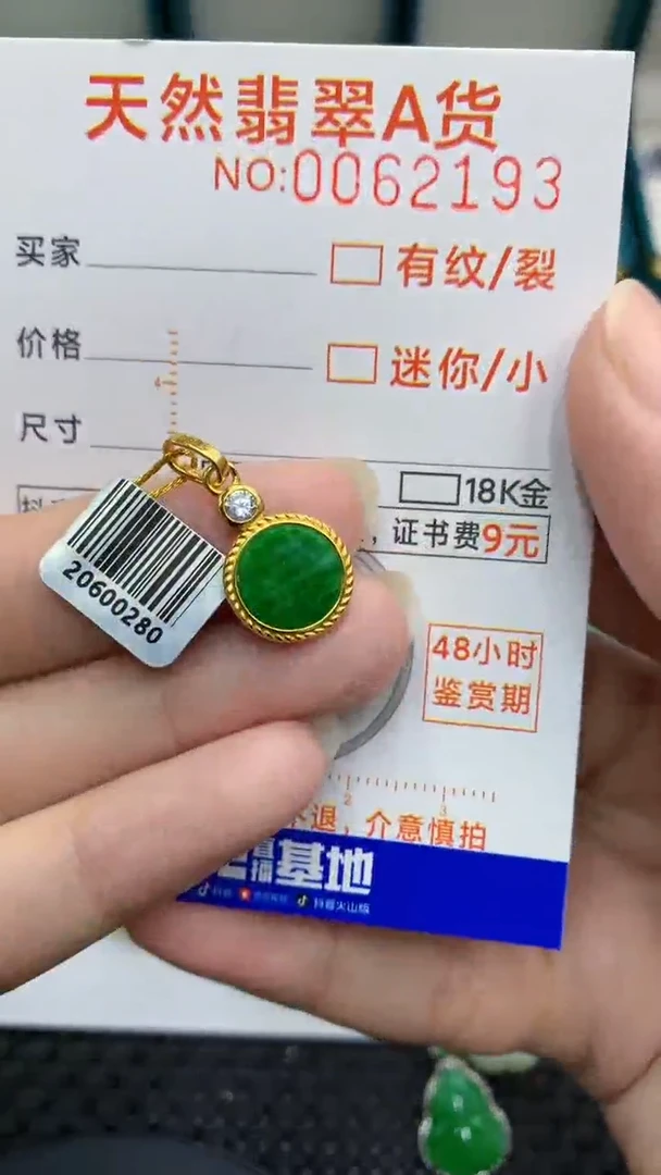 【闪购商品】翡翠颈饰银S925镶嵌            8