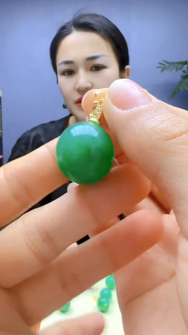 【闪购商品】翡翠颈饰14K金镶嵌颈饰